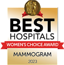 Women's Choice Award for Best Hospitals - Mammogram 2023