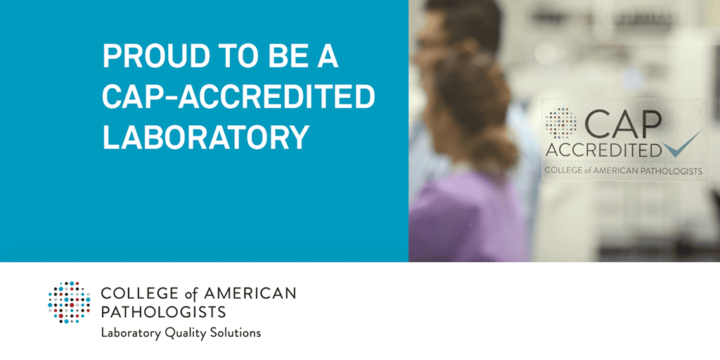 CAP Accredited Lab