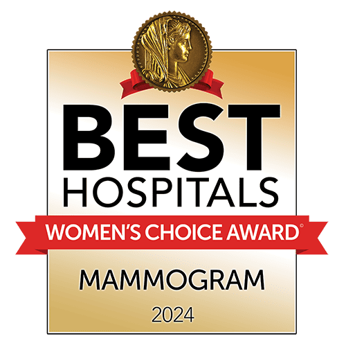 Women's Choice Award, Mammogram