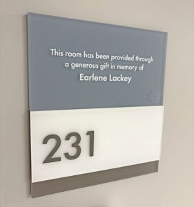 OB Room Door Sign