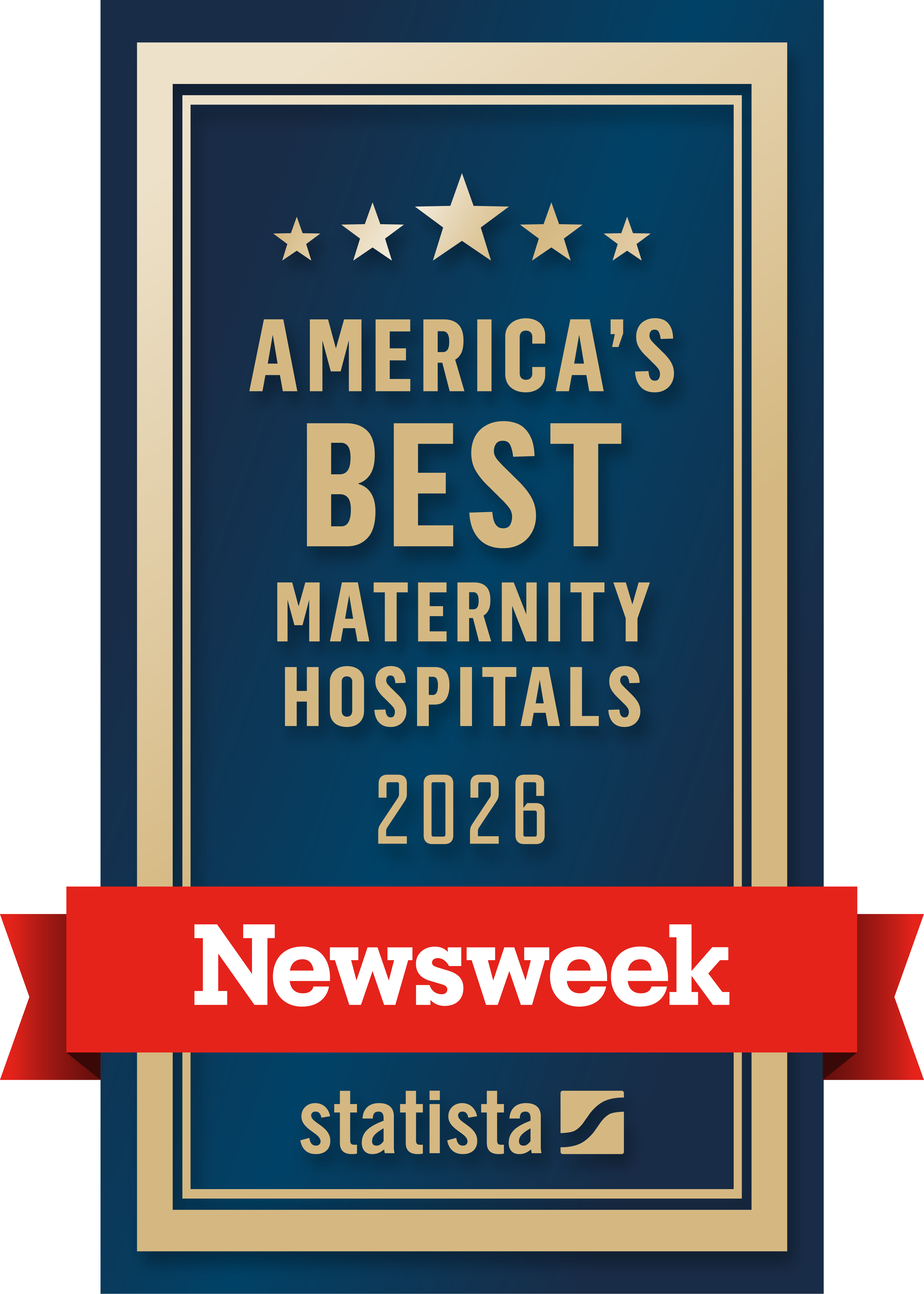 America's Best Maternity Hospitals 2026 Award Logo